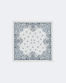 Bandana en cachemire & soie blanc pour femme et pour homme - Kujten packshot