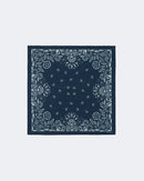 Bandana en cachemire & soie bleu pour femme et pour homme - Kujten packshot