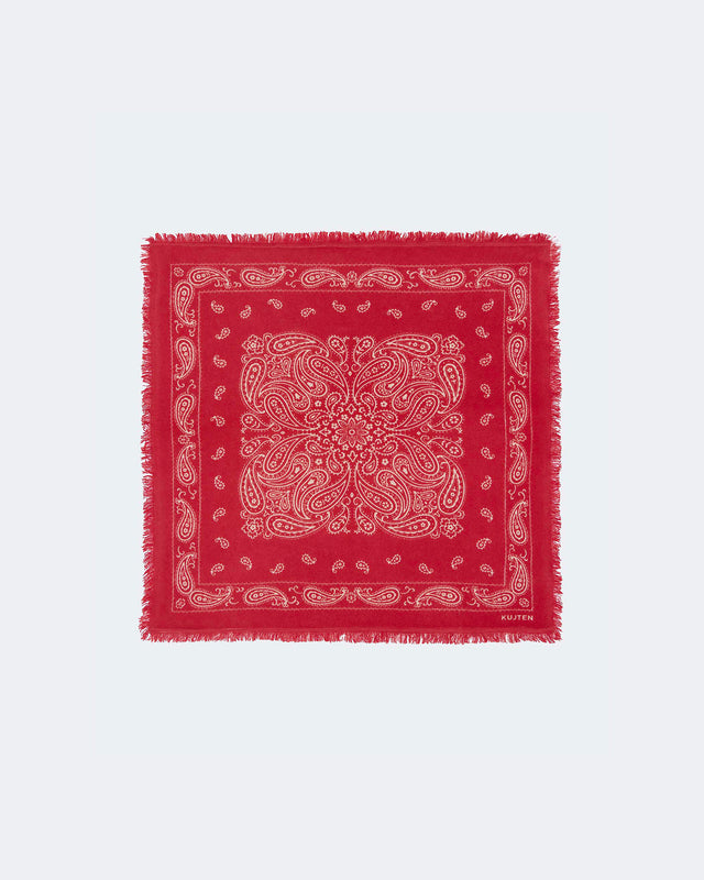 Small Coral Red Elvis Bandana - Image principale
