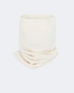 Col en cachemire blanc pour femme et pour homme - Kujten packshot