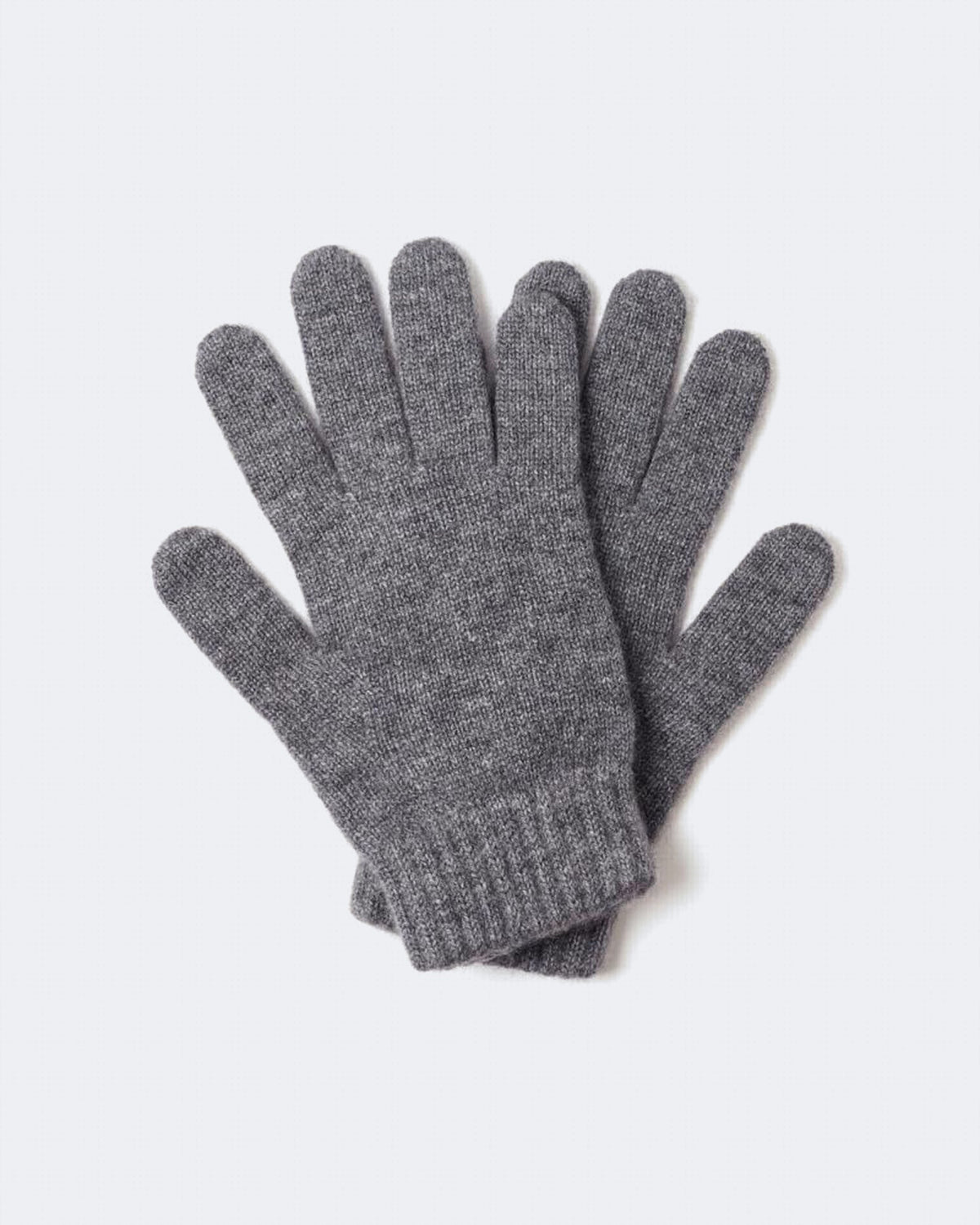Gants en cachemire gris pour femme - Kujten packshot