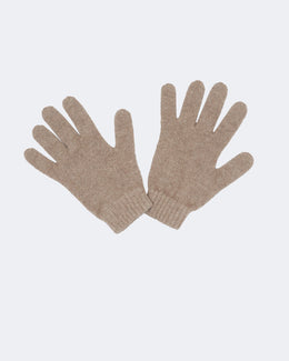 Gants en cachemire beige pour femme - Kujten packshot