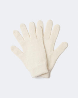 Gants en cachemire blanc pour femme - Kujten packshot