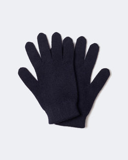 Gants en cachemire bleu pour femme - Kujten packshot