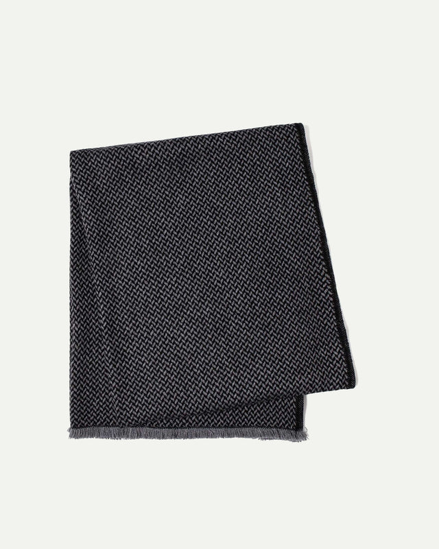 Scarf Ravenne flannel gray - Image principale