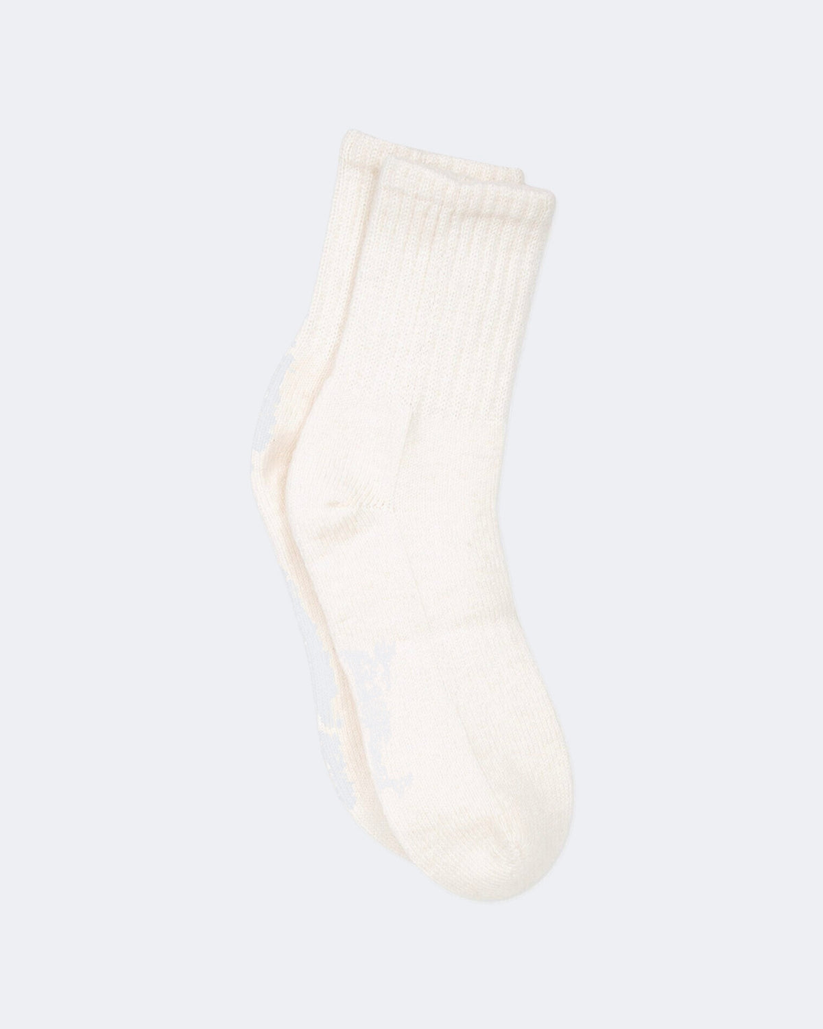 Chaussettes en cachemire blanc pour femme - Kujten packshot
