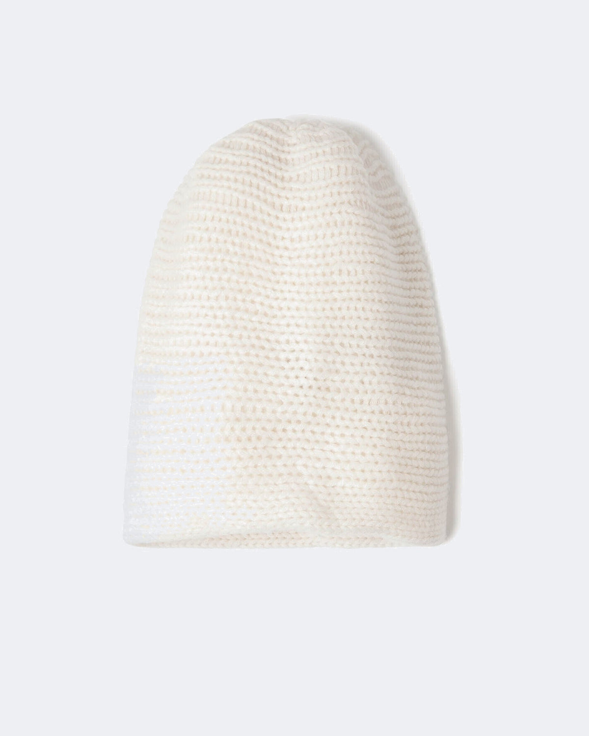Bonnet en cachemire blanc pour femme et pour homme - Kujten packshot