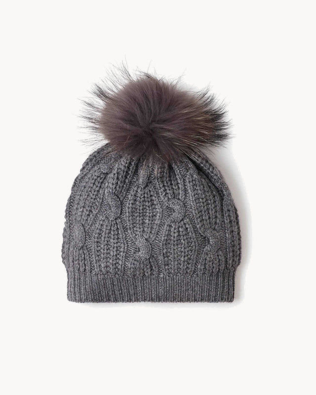 Bonnet Chatel gris flanelle - Image principale