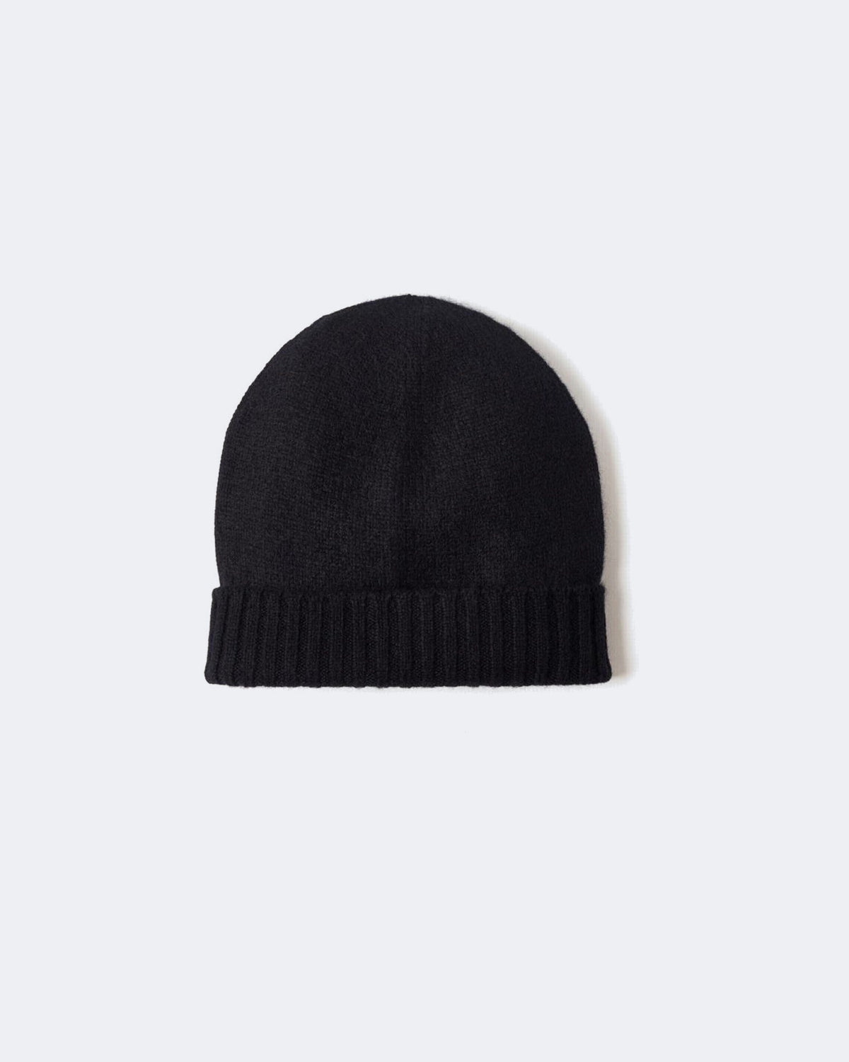 Bonnet en cachemire noir pour femme et pour homme - Kujten packshot
