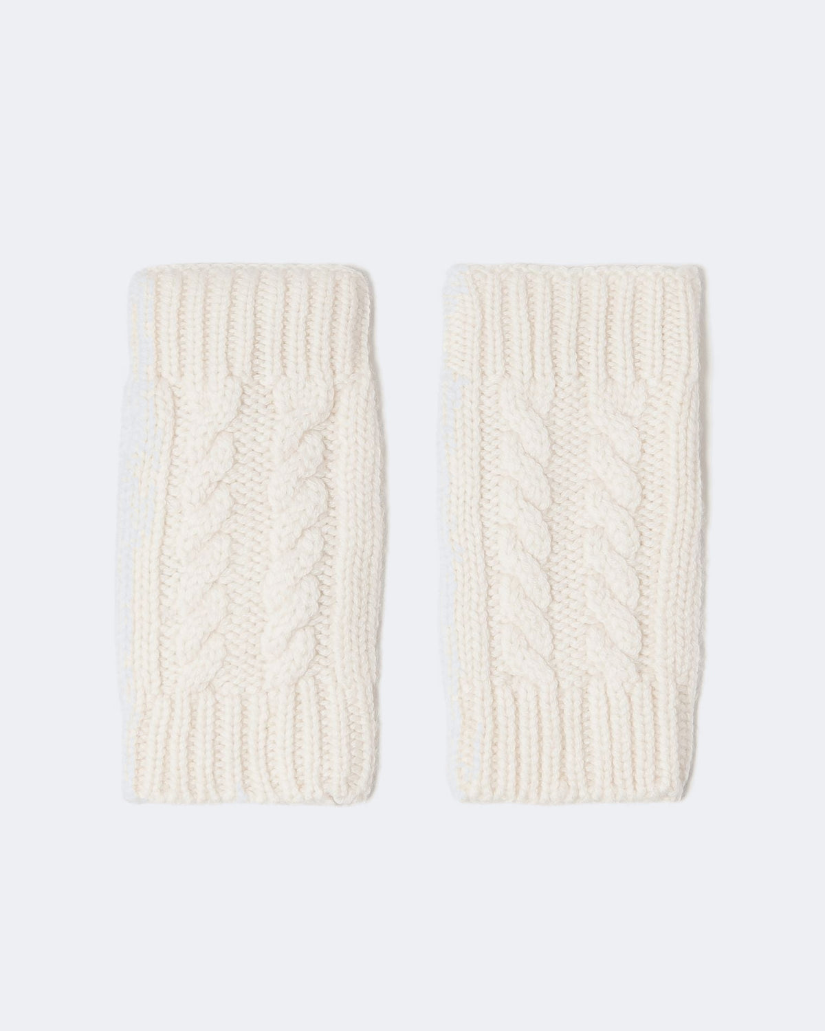 Mitaines en cachemire blanc pour femme - Kujten packshot