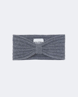Bandeau en cachemire gris pour femme - Kujten packshot