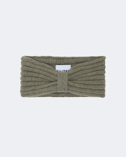 Bandeau en cachemire kaki pour femme - Kujten packshot