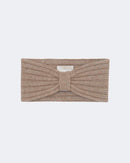 Bandeau en cachemire beige pour femme - Kujten packshot