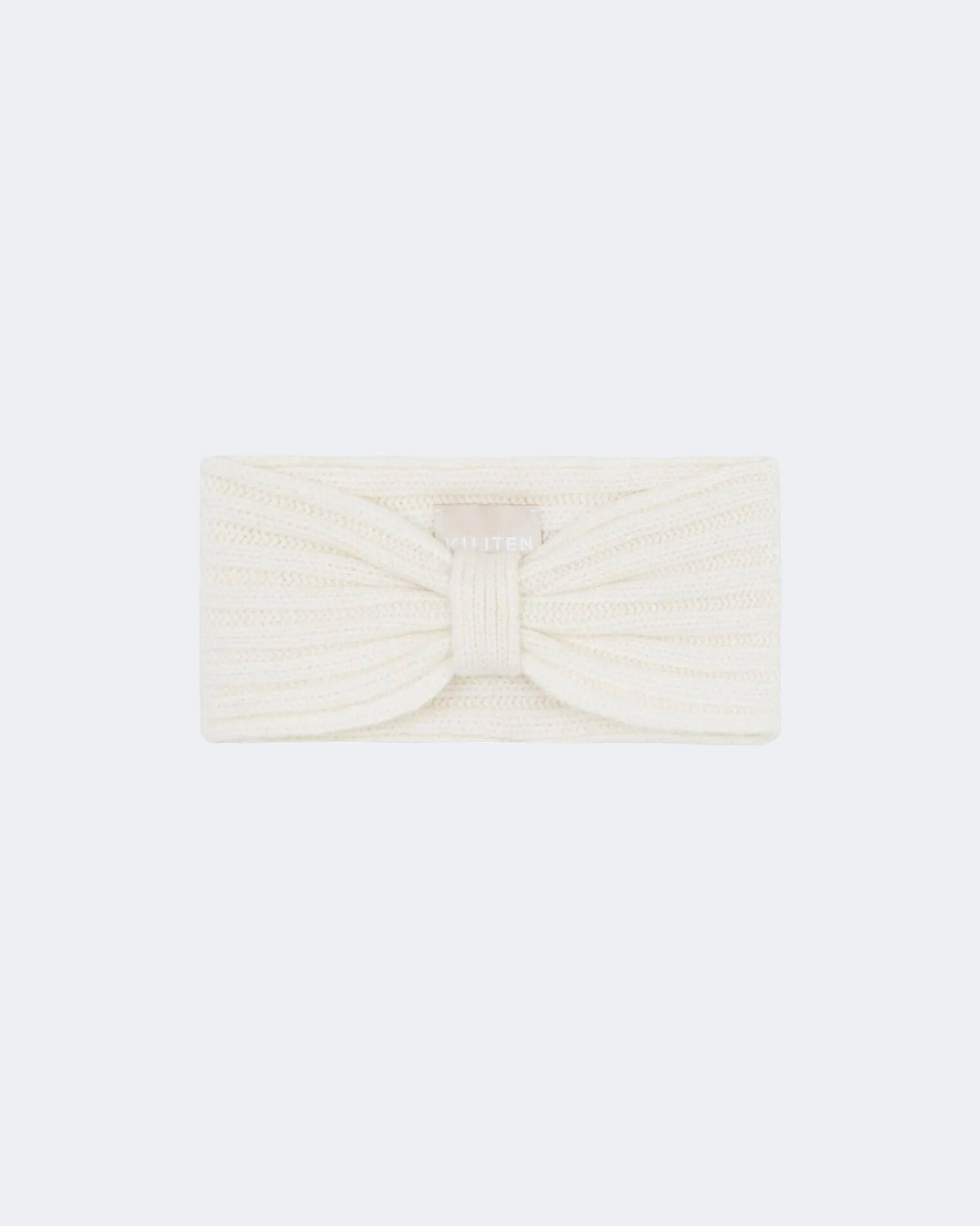Bandeau en cachemire blanc pour femme - Kujten packshot