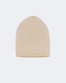 Bonnet en cachemire beige pour femme et pour homme - Kujten packshot