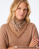 Petit Bandana Hachi marron caramelo