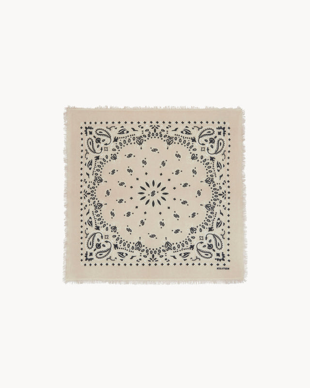 Small Bandana Hachi organic white - Image principale