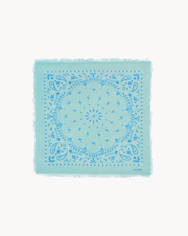 Small Bandana Hachi Bico blue green - Image principale