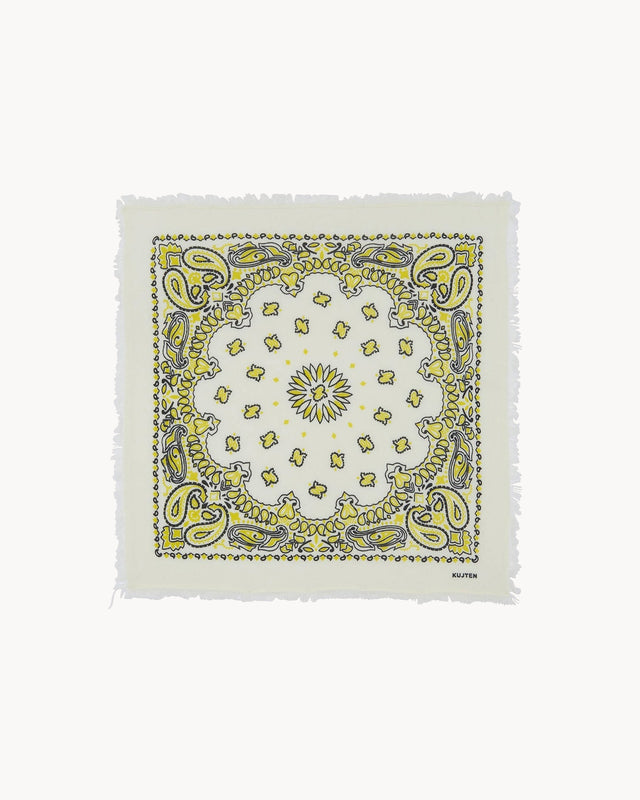 Petit Bandana Hachi Bico jaune noir - Image principale