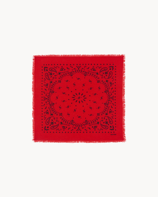 Small Coral Red Hachi Bandana - Image principale