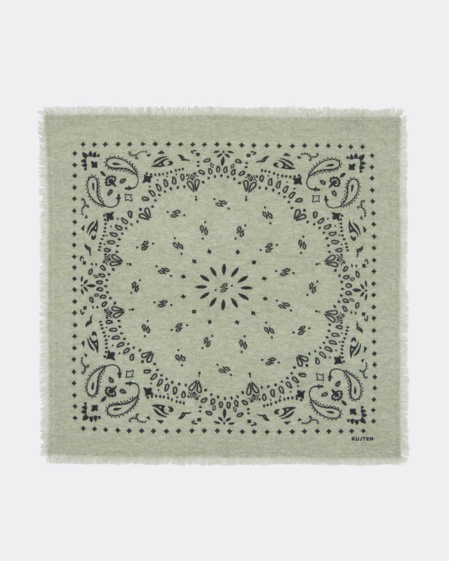 Petit Bandana Hachi vert avoine - Image principale