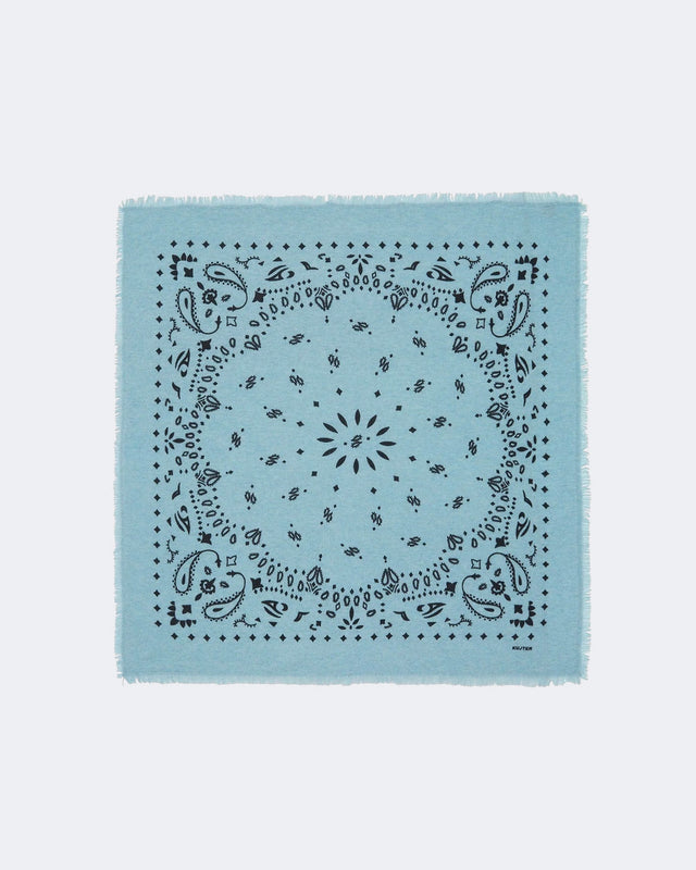 Grand Bandana Hachiko bleu ciel brise - Image principale