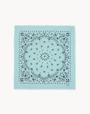 Bandana en cachemire vert pour femme et pour homme - Kujten packshot