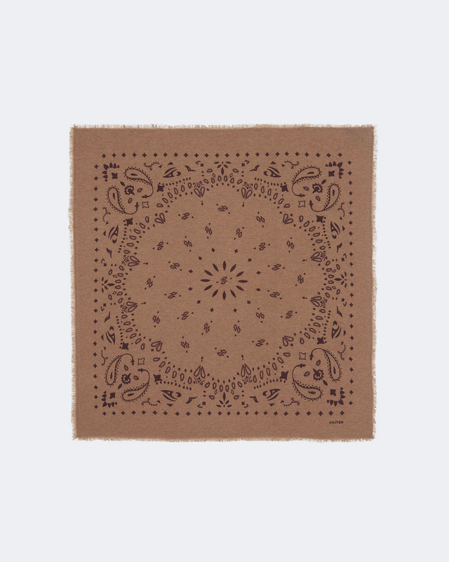Bandana Hachiko camel bordeaux - Image principale