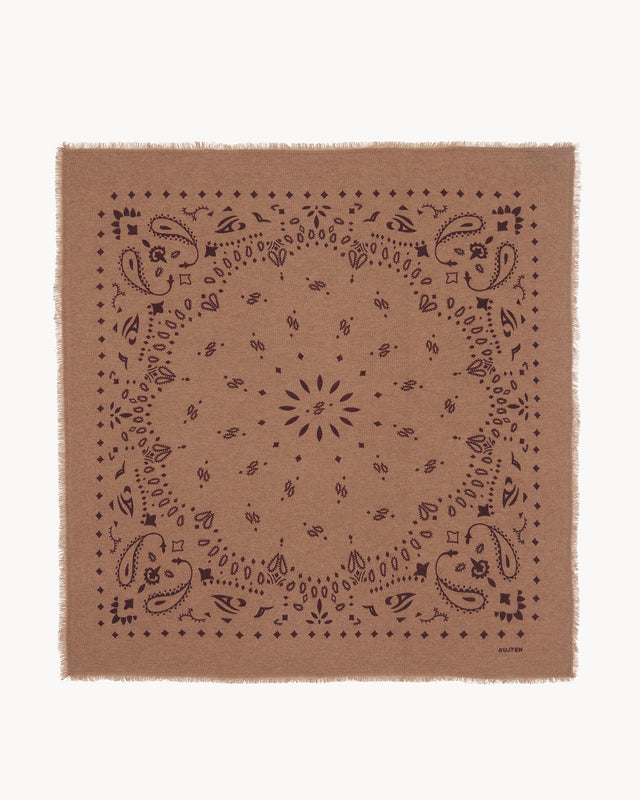 Grand Bandana Hachiko camelo bdx - Image principale