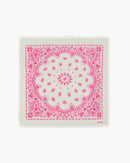 Bandana en cachemire blanc pour femme - Kujten packshot