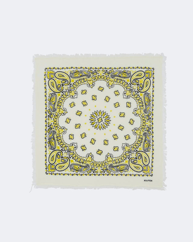 Large Bandana Hachiko Bico yellow black - Image principale