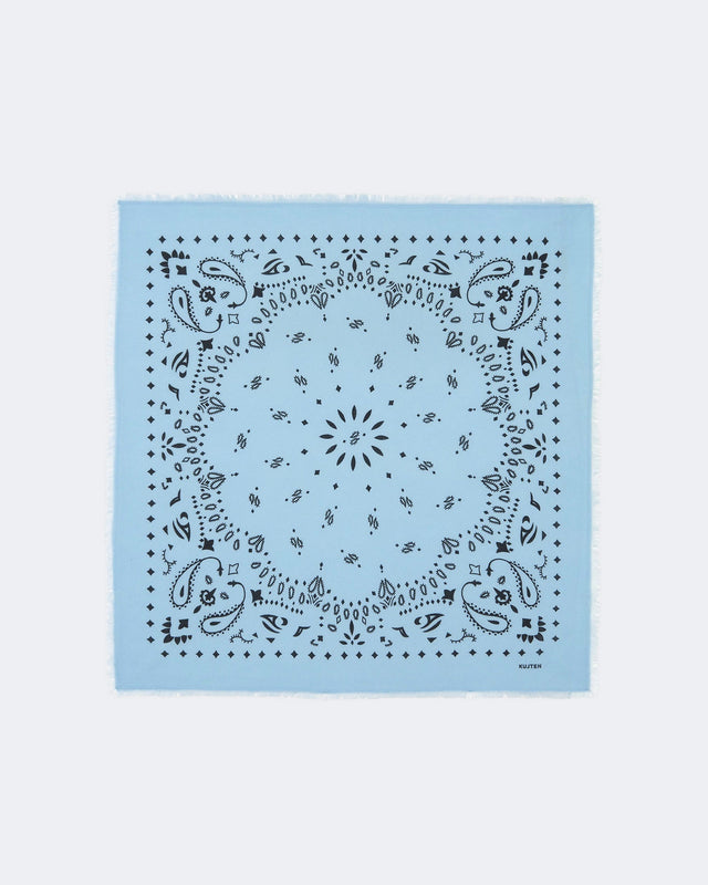 Grand Bandana Hachiko bleu zéphir - Image principale