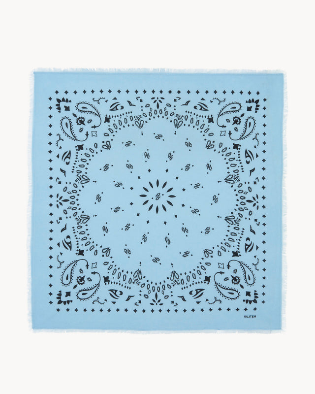 Large Hachiko bandana, zephyr blue - Image principale