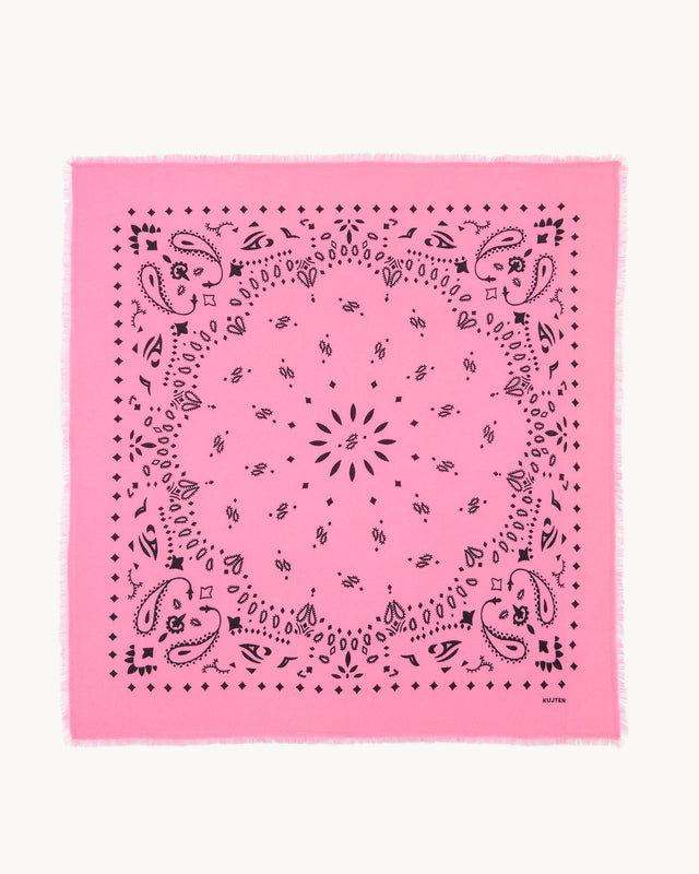 Large Bandana Hachiko bubble pink - Image principale