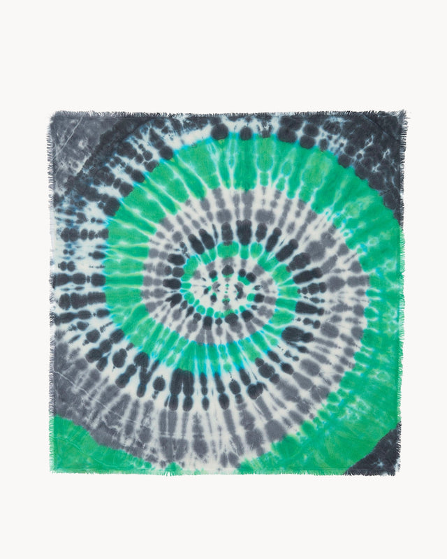 Grand Bandana Hachiko Sunny gris flanelle - Image principale