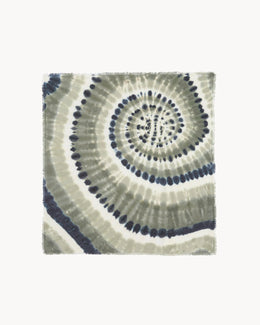 Bandana en cachemire kaki pour femme - Kujten packshot