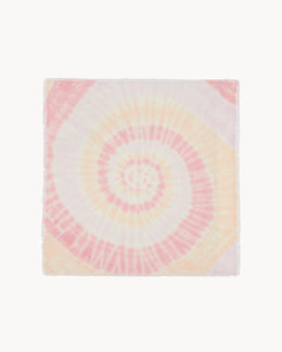 Bandana en cachemire rose pour femme - Kujten packshot