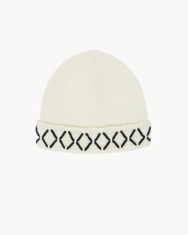 Bonnet Hassela Blanc Vintage - Image principale