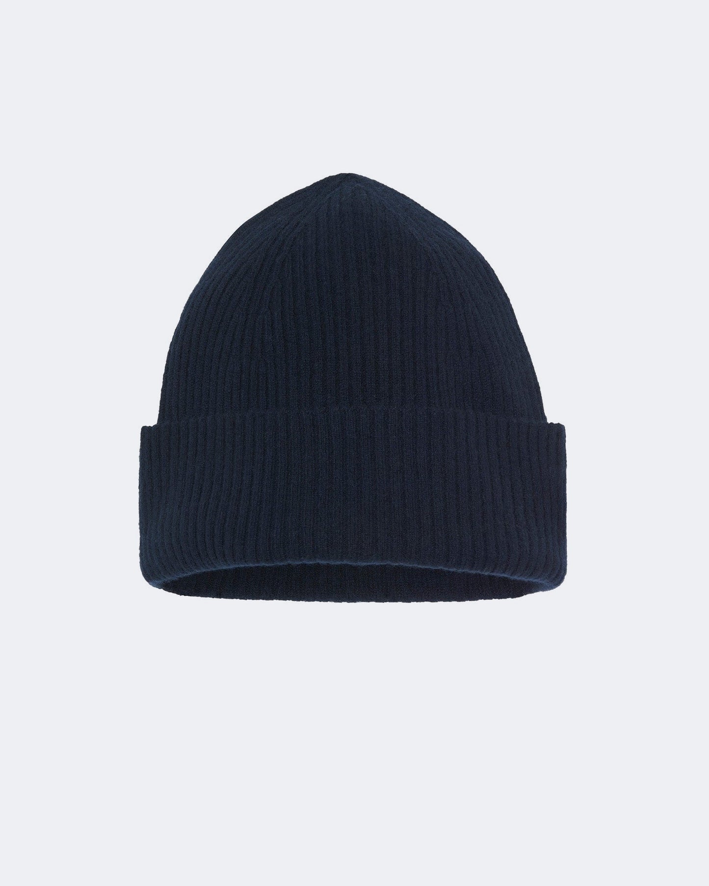 Bonnet en cachemire bleu pour femme et pour homme - Kujten packshot
