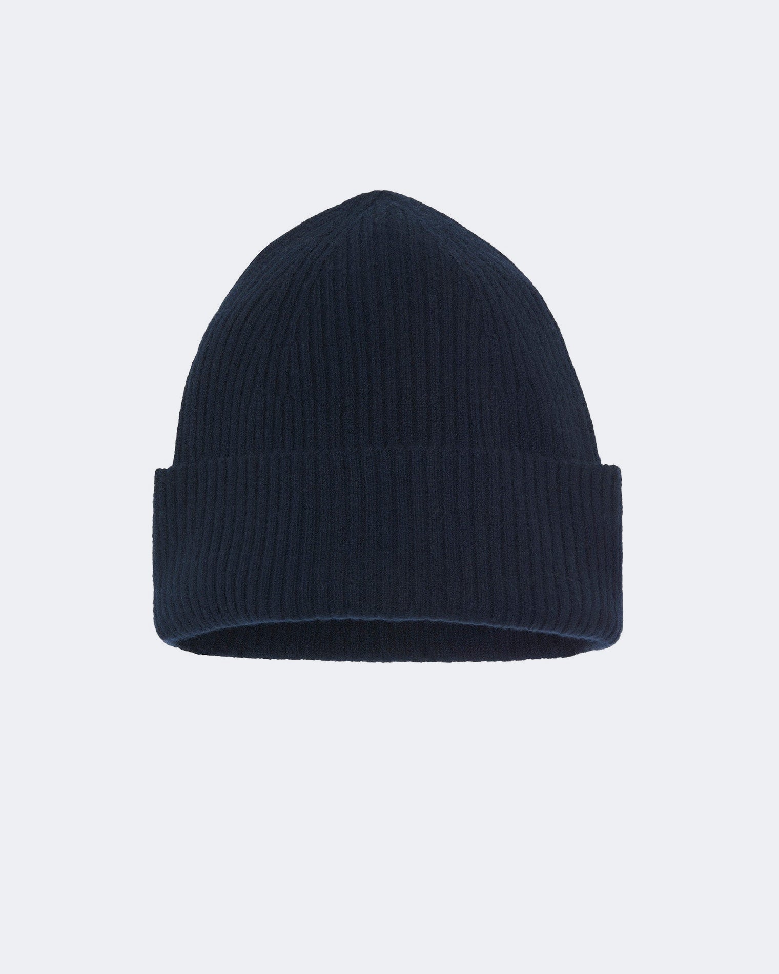 Bonnet en cachemire bleu pour femme et pour homme - Kujten packshot