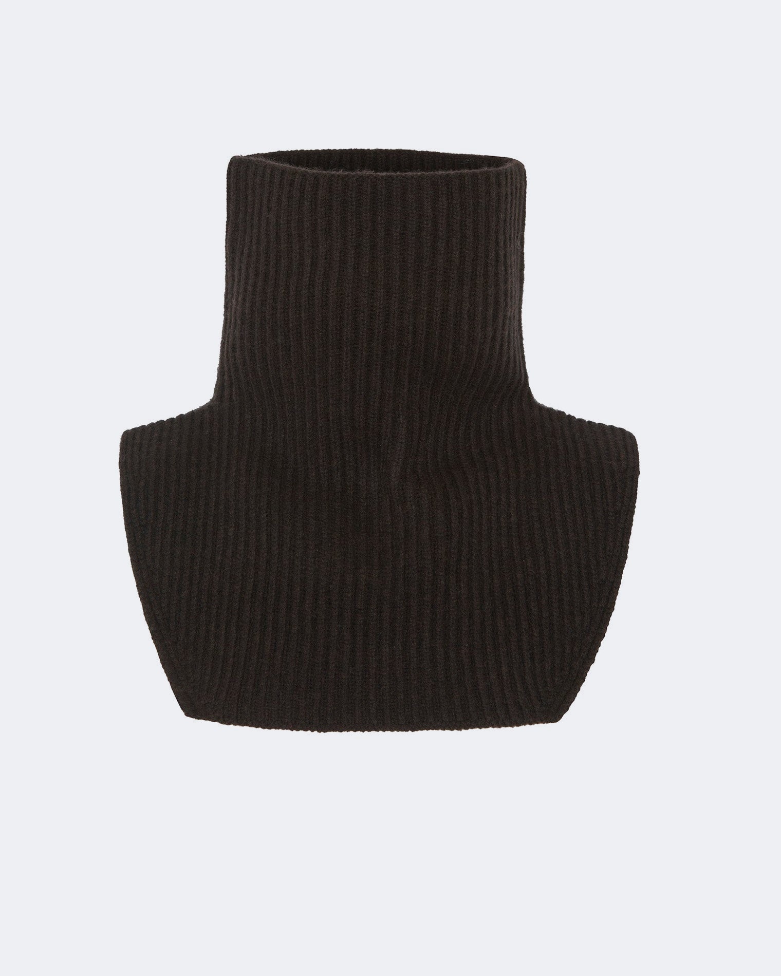 Col en cachemire marron pour femme - Kujten packshot