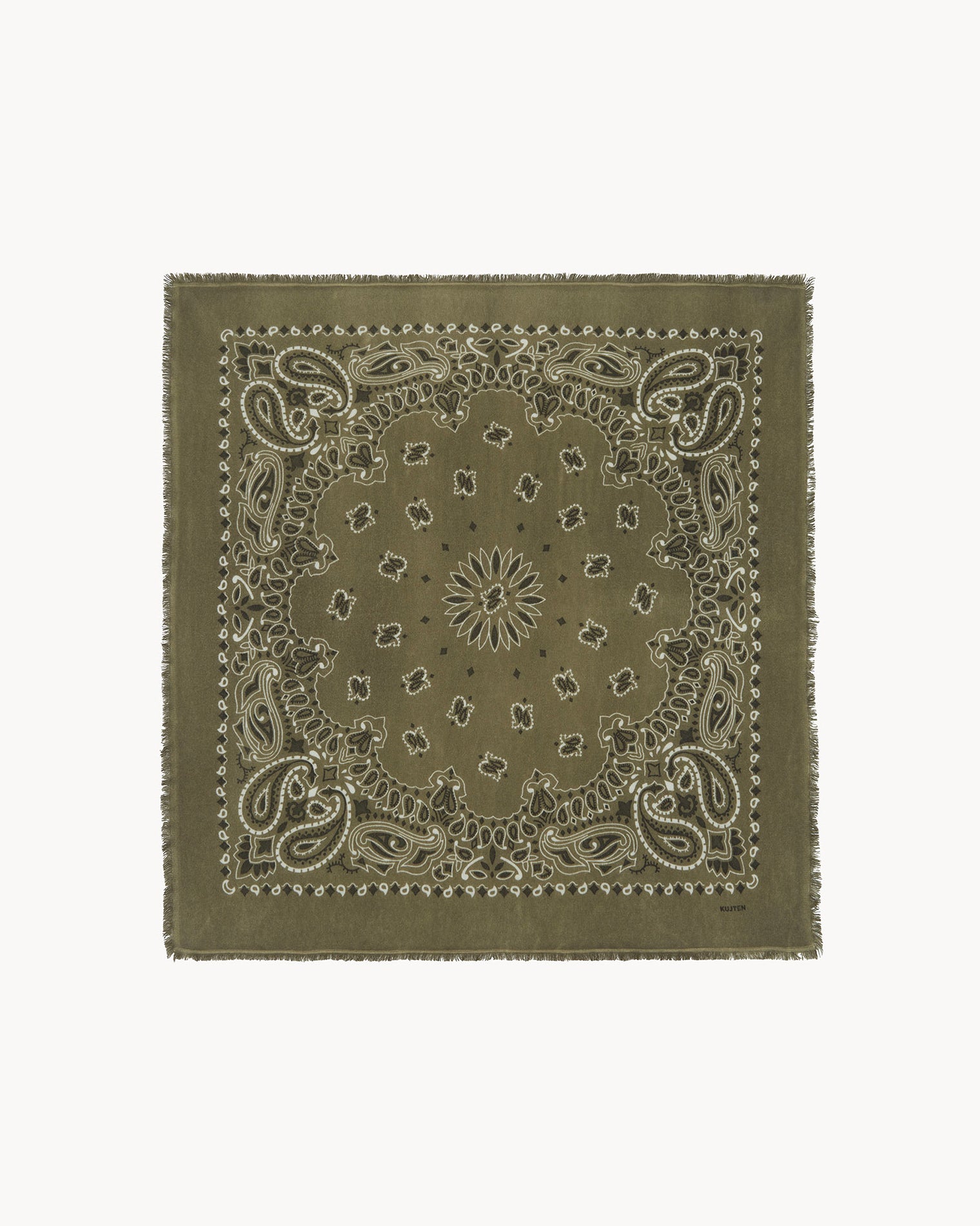 Caramelo Large Cashmere Bandana | Kujten Cashmere