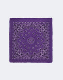 Bandana en cachemire violet pour femme - Kujten packshot