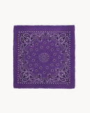 Bandana en cachemire violet pour femme - Kujten packshot