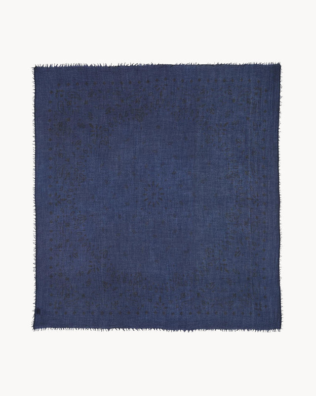 Très Grand Bandana Effy bleu marine foncé - Image principale