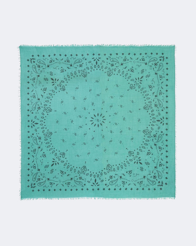 Très Grand Bandana Effy vert émeraude - Image principale