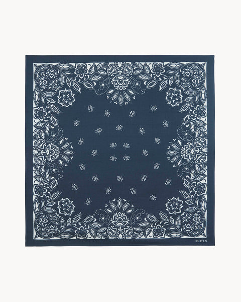 Grand Bandana Helia bleu marine foncé - Image principale