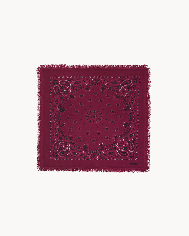 Small Bandana Hachi Bico marl wine red - Image principale