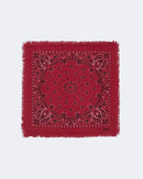 Bandana en cachemire rouge pour femme et pour homme - Kujten packshot