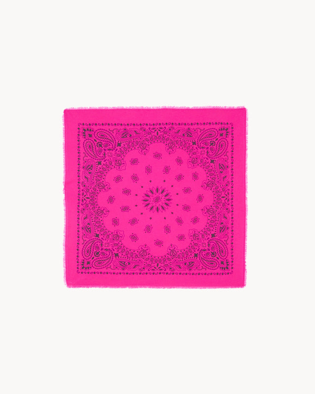 Small Bandana Hachi Bico neon pink - Image principale